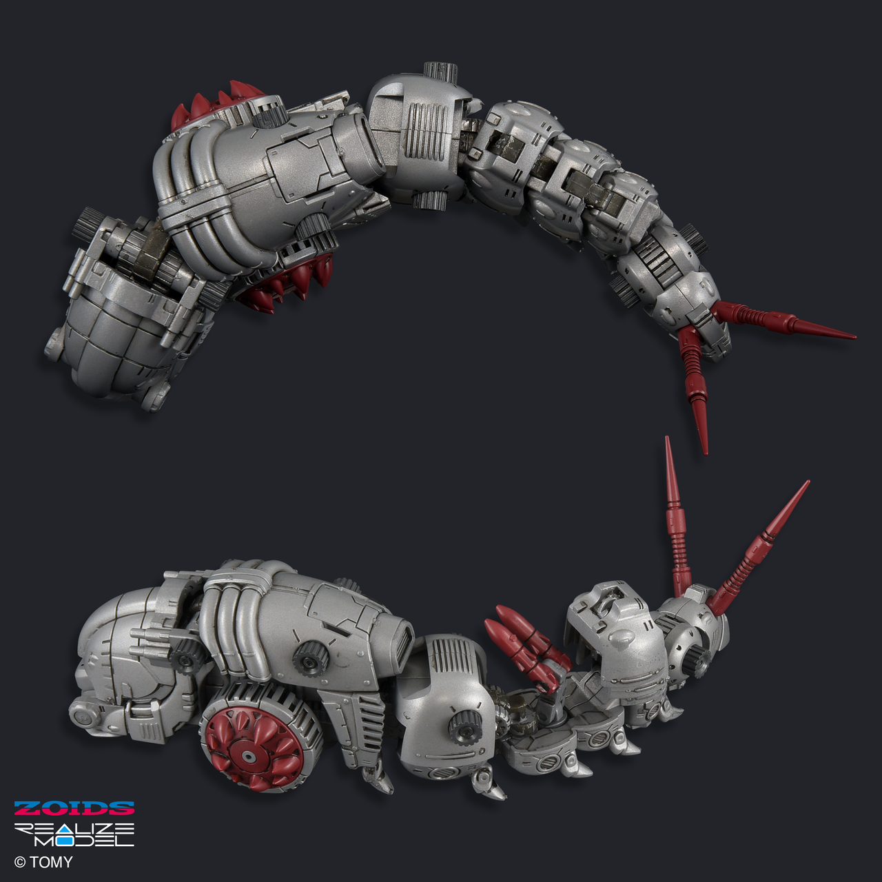 ZOIDS REALIZE MODEL RMZ-019 Hellcat & Molga Zenebus
